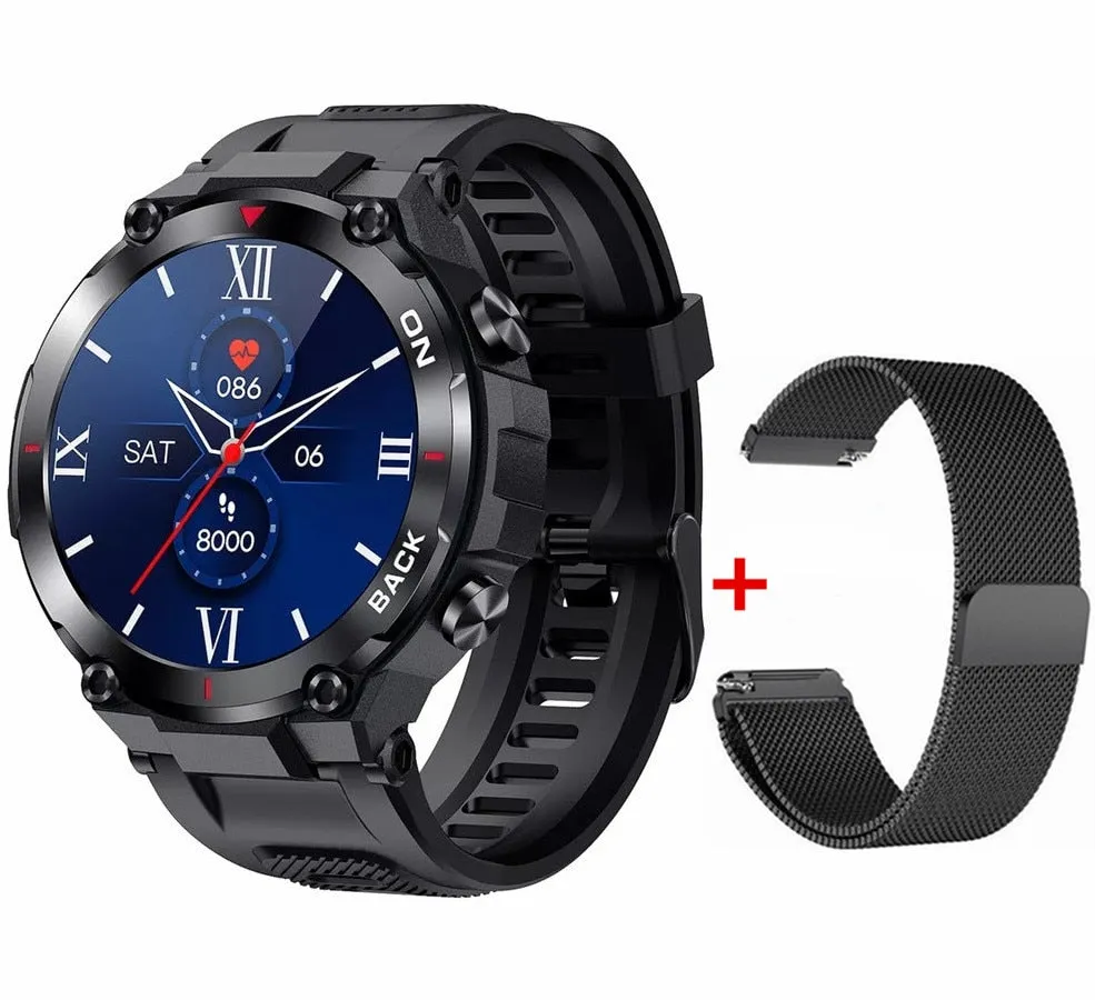 Men Smart Watch  GPS Outdoor Sport Fitness Tracker Bracelet Long Standby Smartwatch