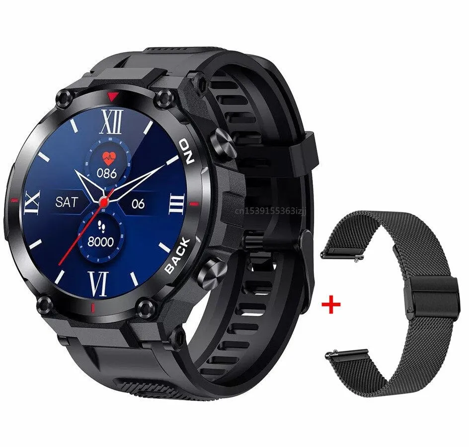 Men Smart Watch  GPS Outdoor Sport Fitness Tracker Bracelet Long Standby Smartwatch