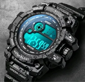 Men’s LED G-Shock Style Military Tactical Sports Watch Fast Free Shipping