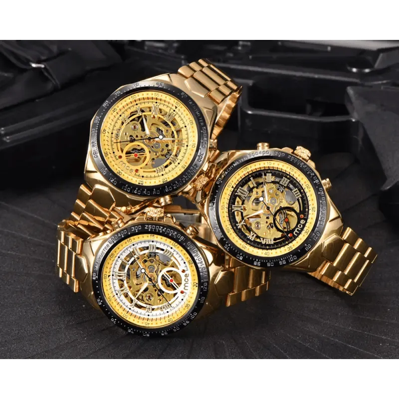 Men's Mechanical Watches: Premium MCE Movement & Explosion-Proof Technology