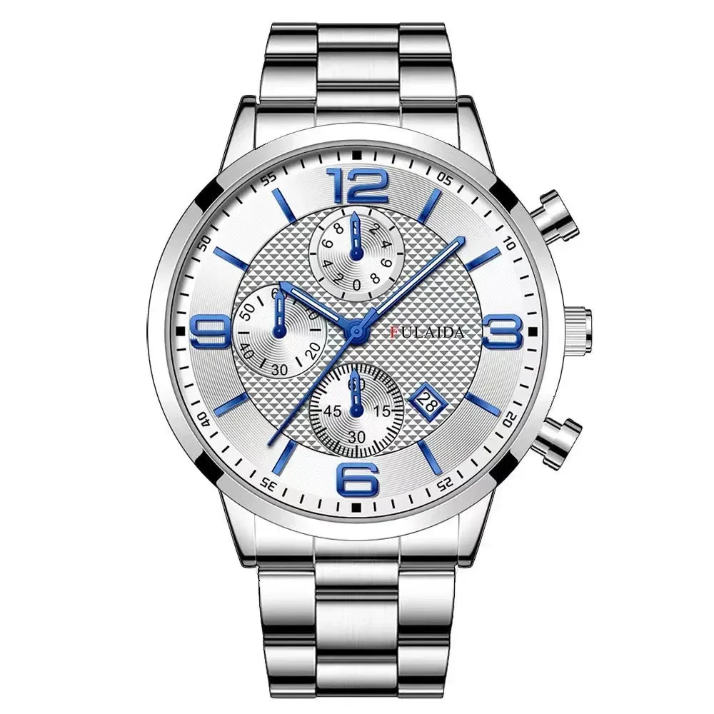 Men's Quartz Three Eyes Student Wristwatch