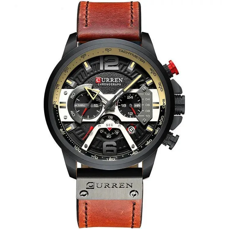 Men's Sports Watches with 5.4cm Dial & 30M Waterproof rating