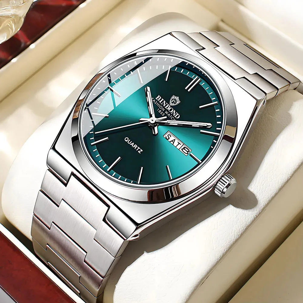 Men's Stainless Steel Quartz Watch