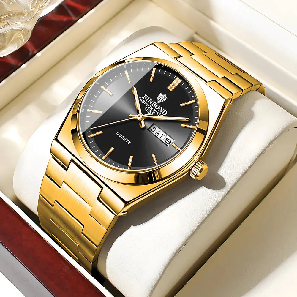 Men's Stainless Steel Quartz Watch