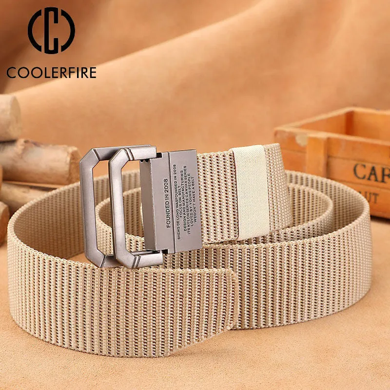 Men's Tactical Nylon Webbing Belt - HB009