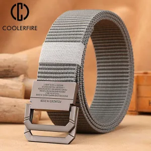 Men's Tactical Nylon Webbing Belt - HB009