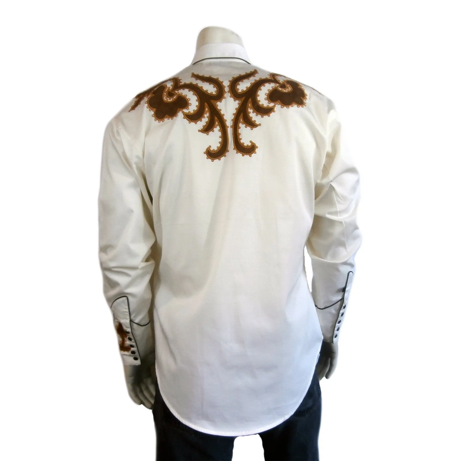 Men's Vintage Western Shirt Collection: Rockmount Chamois & Embroidery