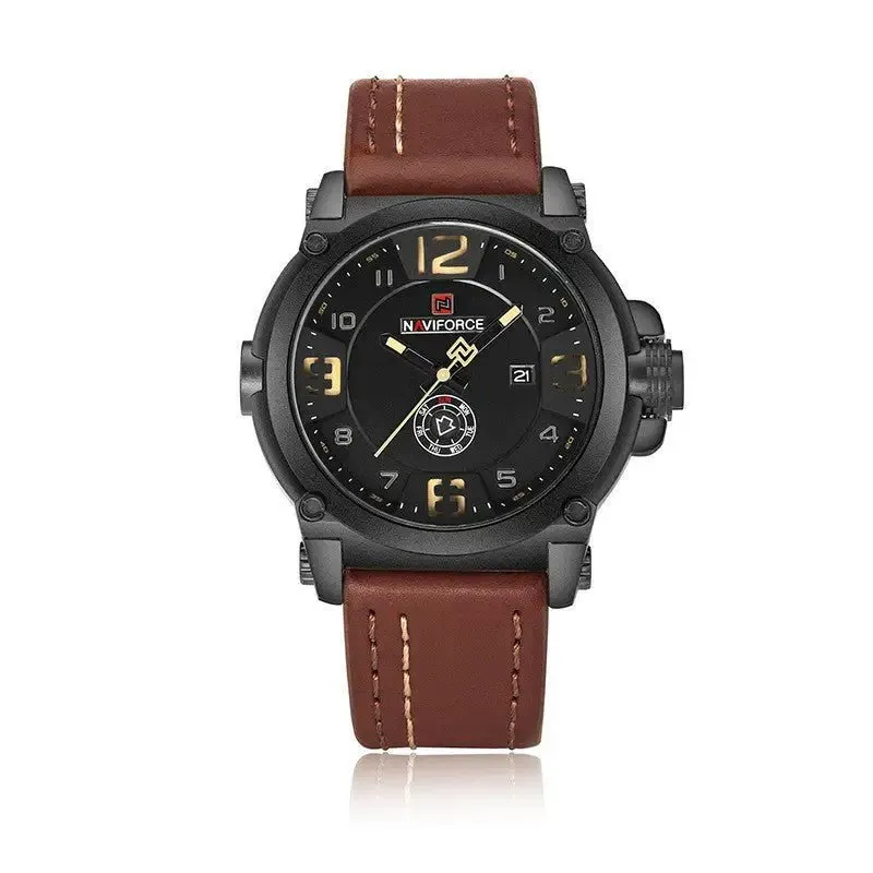 Men's Watches: Multifunctional & Waterproof Timepieces with Spiral Crown