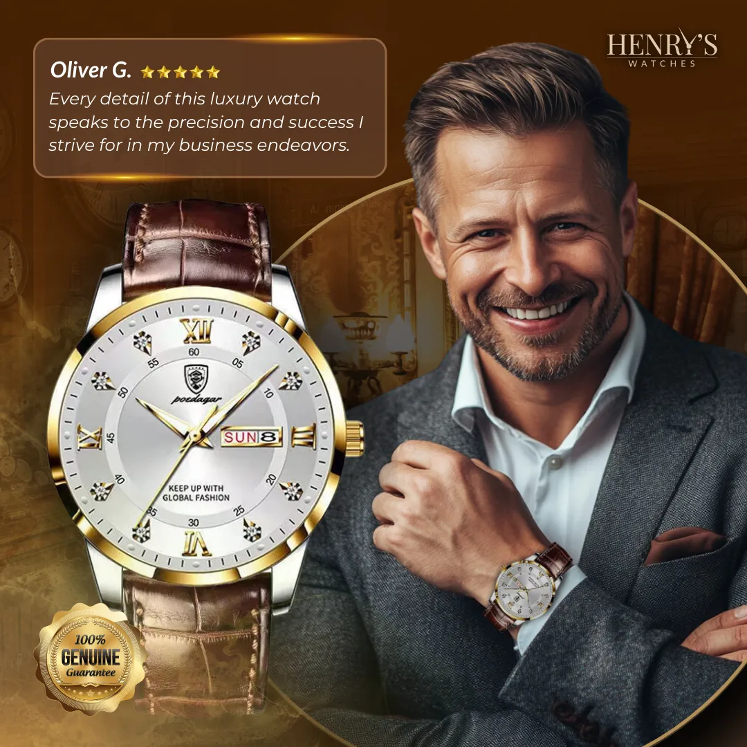 Men's Waterproof Luminous Watch