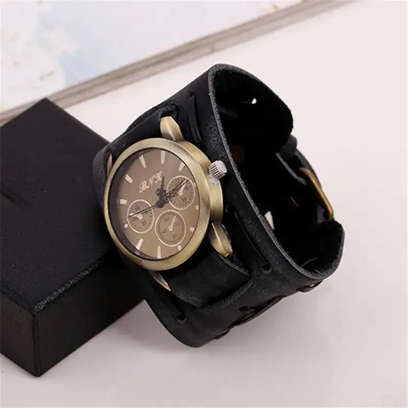 Men's Wrist Watches with World Time & 24-Hour Display | Antique Design | Saihuan Craftsmanship