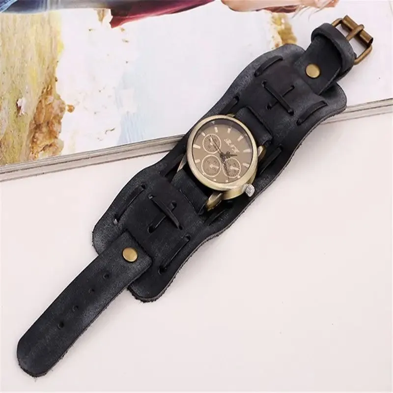Men's Wrist Watches with World Time & 24-Hour Display | Antique Design | Saihuan Craftsmanship