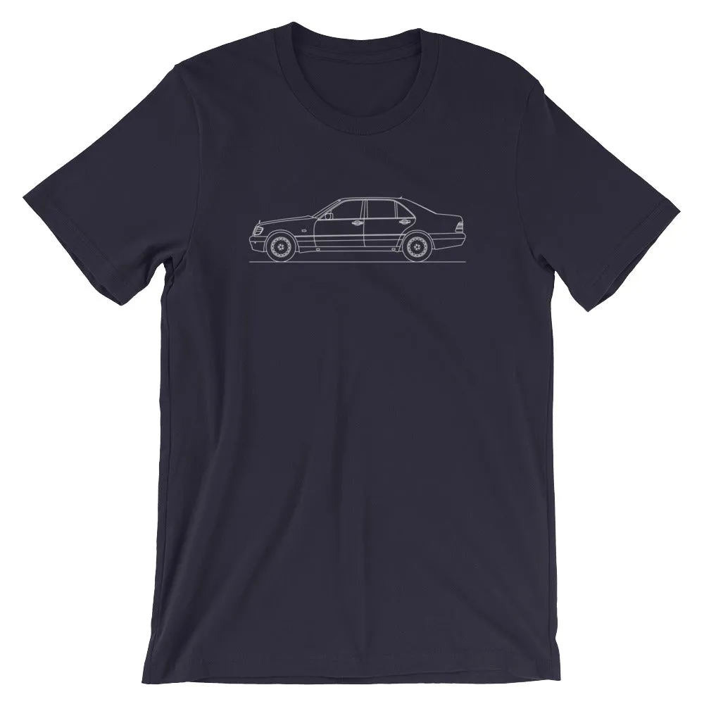 Mercedes-Benz S 600 W140 silhouette t-shirt