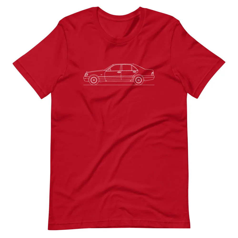 Mercedes-Benz S 600 W140 silhouette t-shirt
