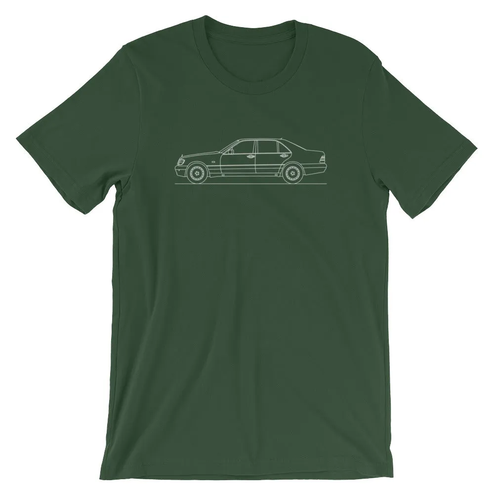 Mercedes-Benz S 600 W140 silhouette t-shirt