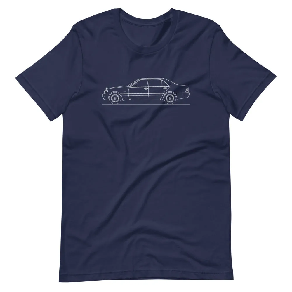 Mercedes-Benz S 600 W140 silhouette t-shirt