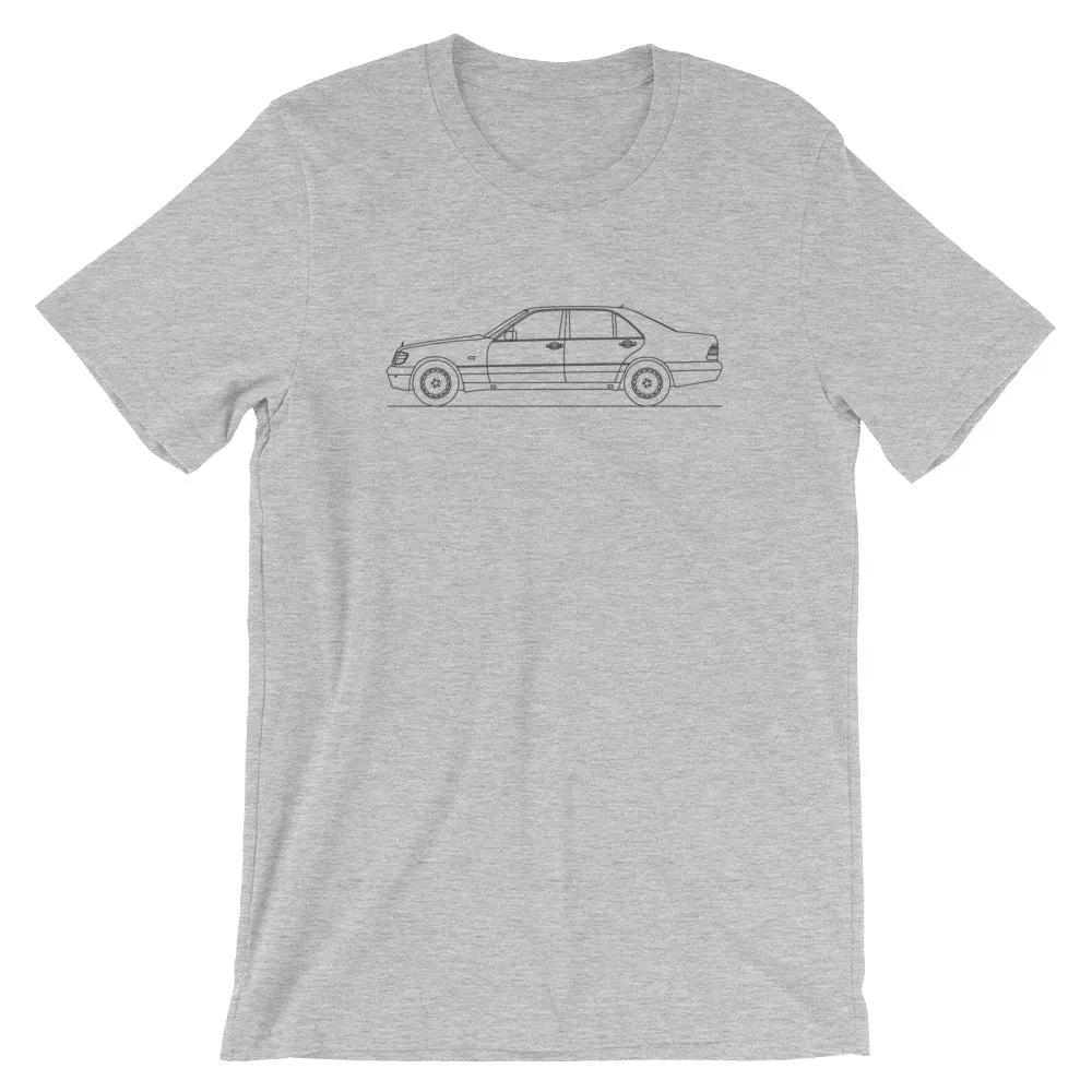 Mercedes-Benz S 600 W140 silhouette t-shirt