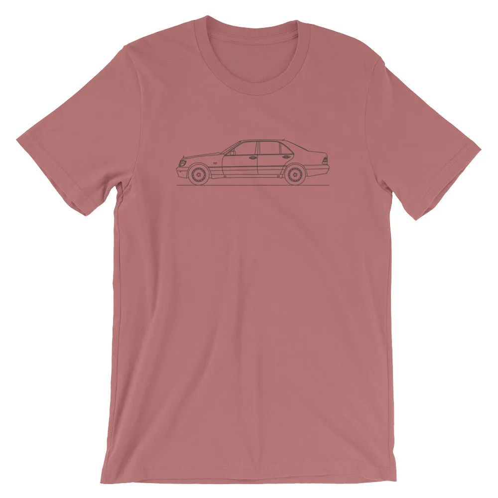 Mercedes-Benz S 600 W140 silhouette t-shirt