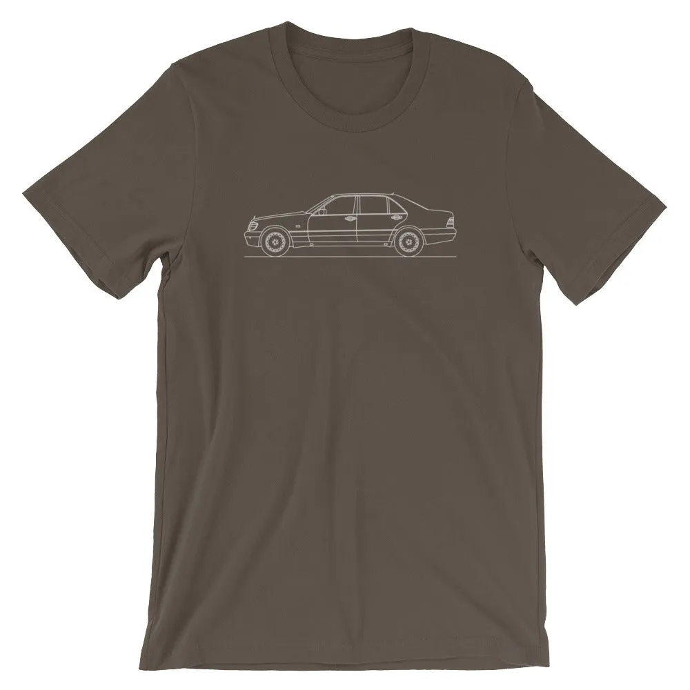 Mercedes-Benz S 600 W140 silhouette t-shirt