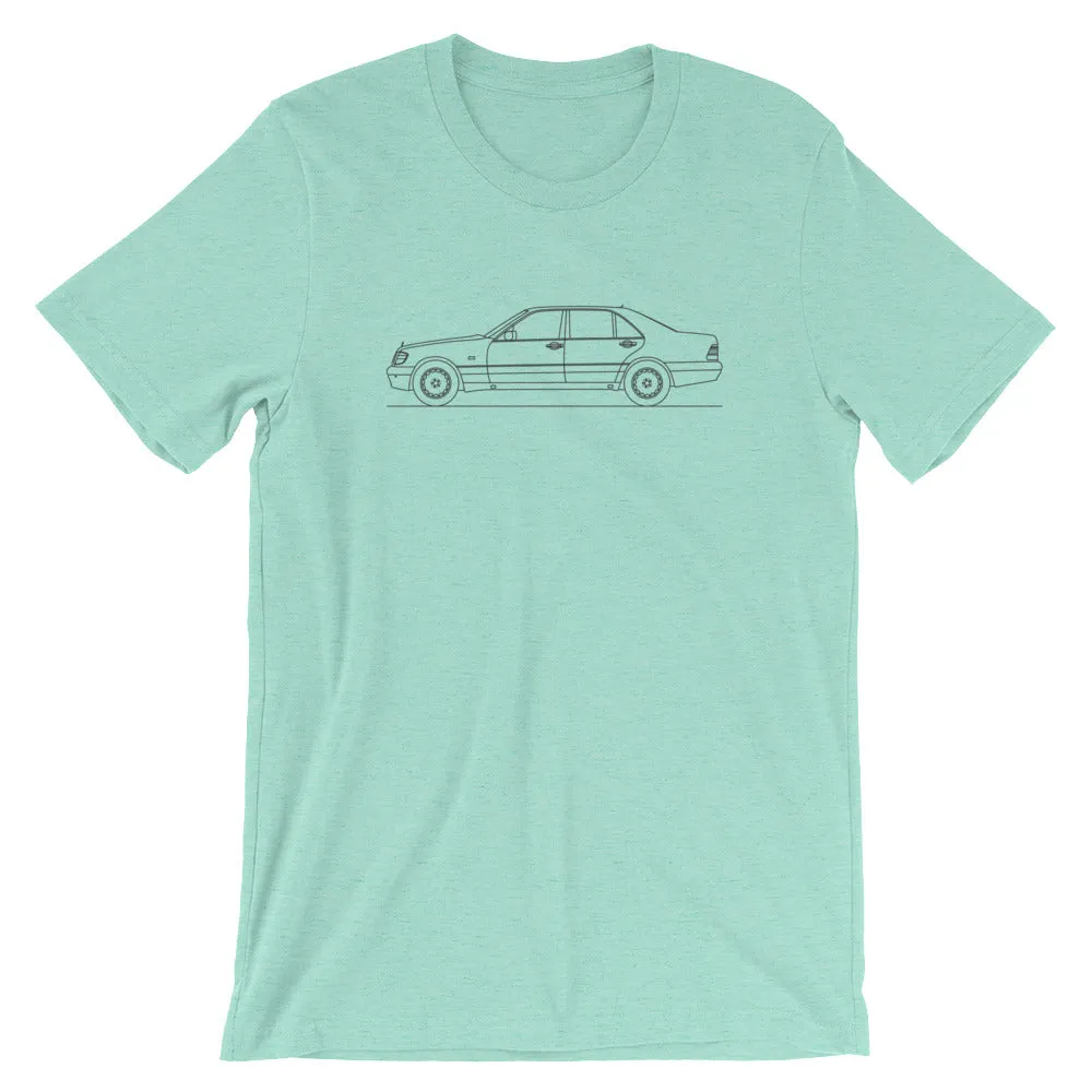 Mercedes-Benz S 600 W140 silhouette t-shirt