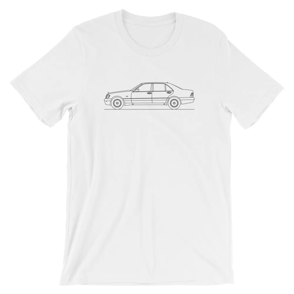 Mercedes-Benz S 600 W140 silhouette t-shirt