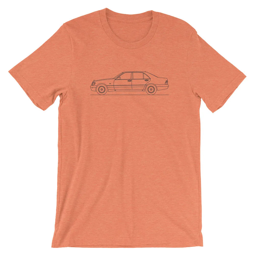 Mercedes-Benz S 600 W140 silhouette t-shirt