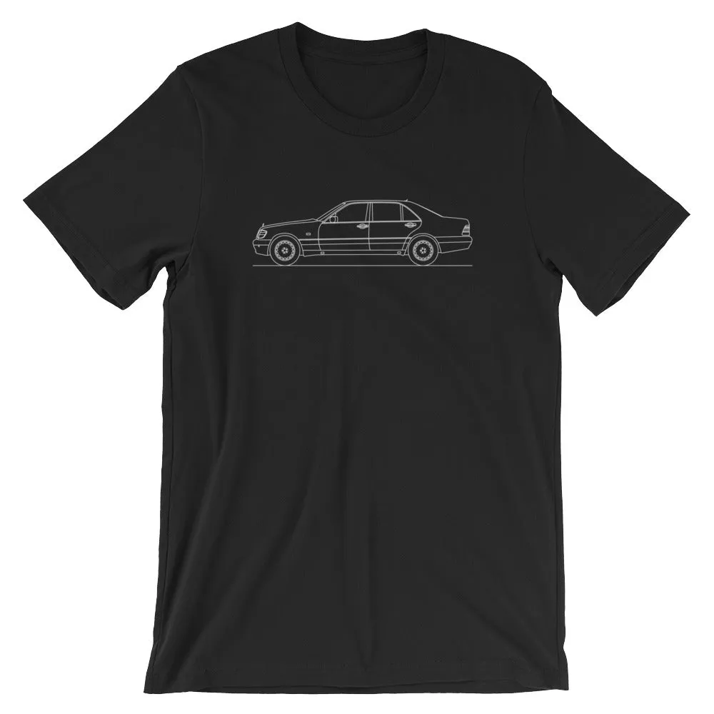 Mercedes-Benz S 600 W140 silhouette t-shirt