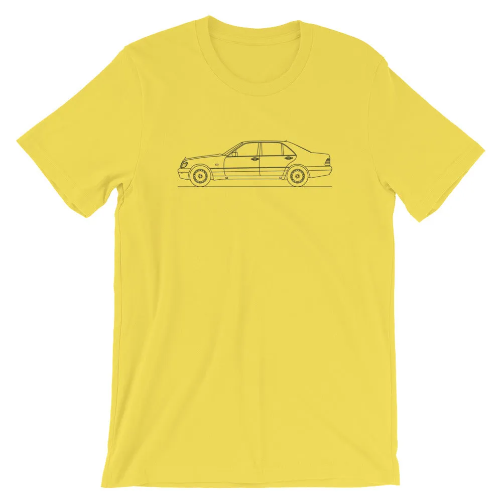 Mercedes-Benz S 600 W140 silhouette t-shirt