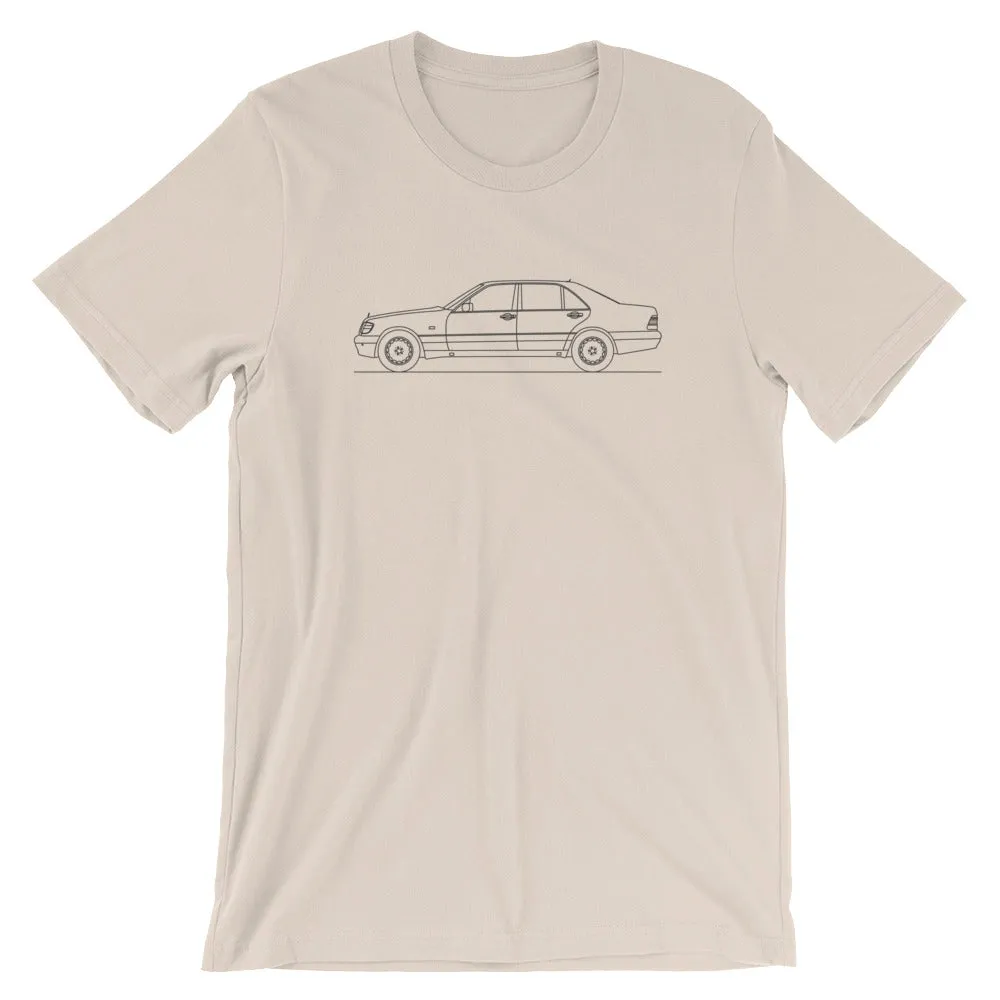 Mercedes-Benz S 600 W140 silhouette t-shirt
