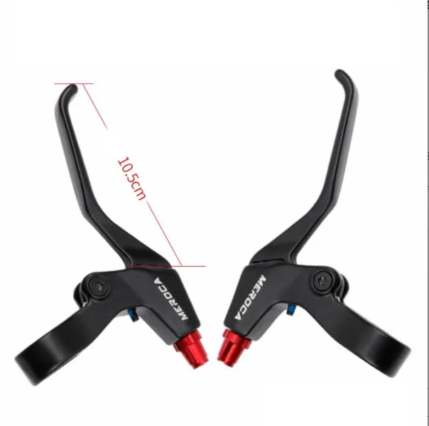 MEROCA Bike Brake Levers - Aluminum Alloy, Black