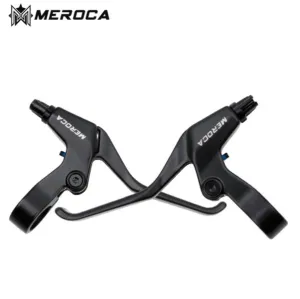 MEROCA Bike Brake Levers - Aluminum Alloy, Black