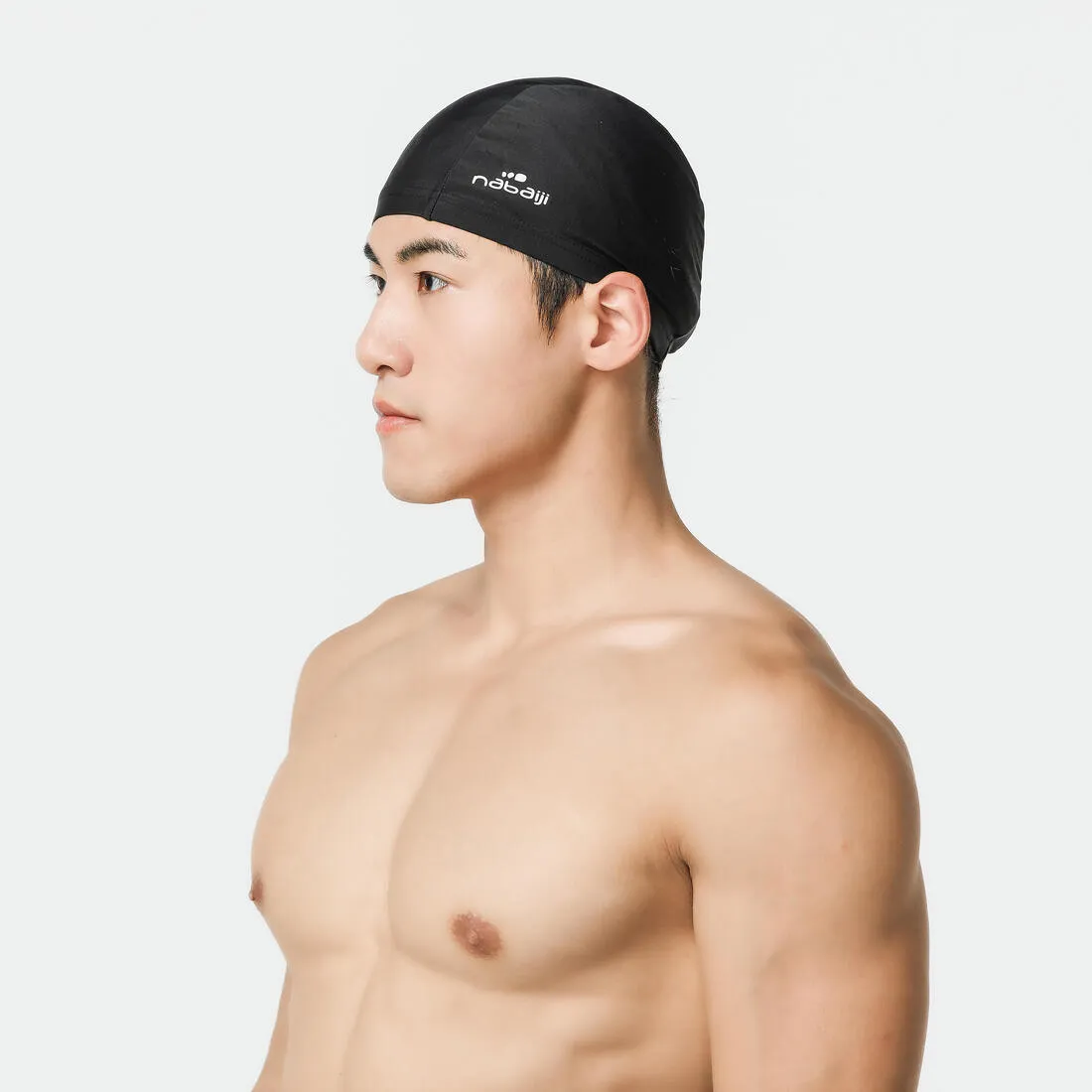 Mesh swim cap - plain fabric