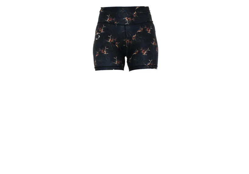 Midnight Blooms Short Shorts