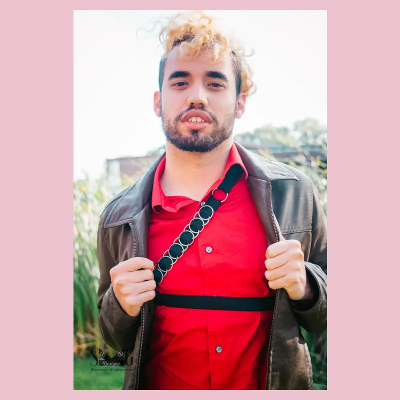 Midnight unisex chest harness
