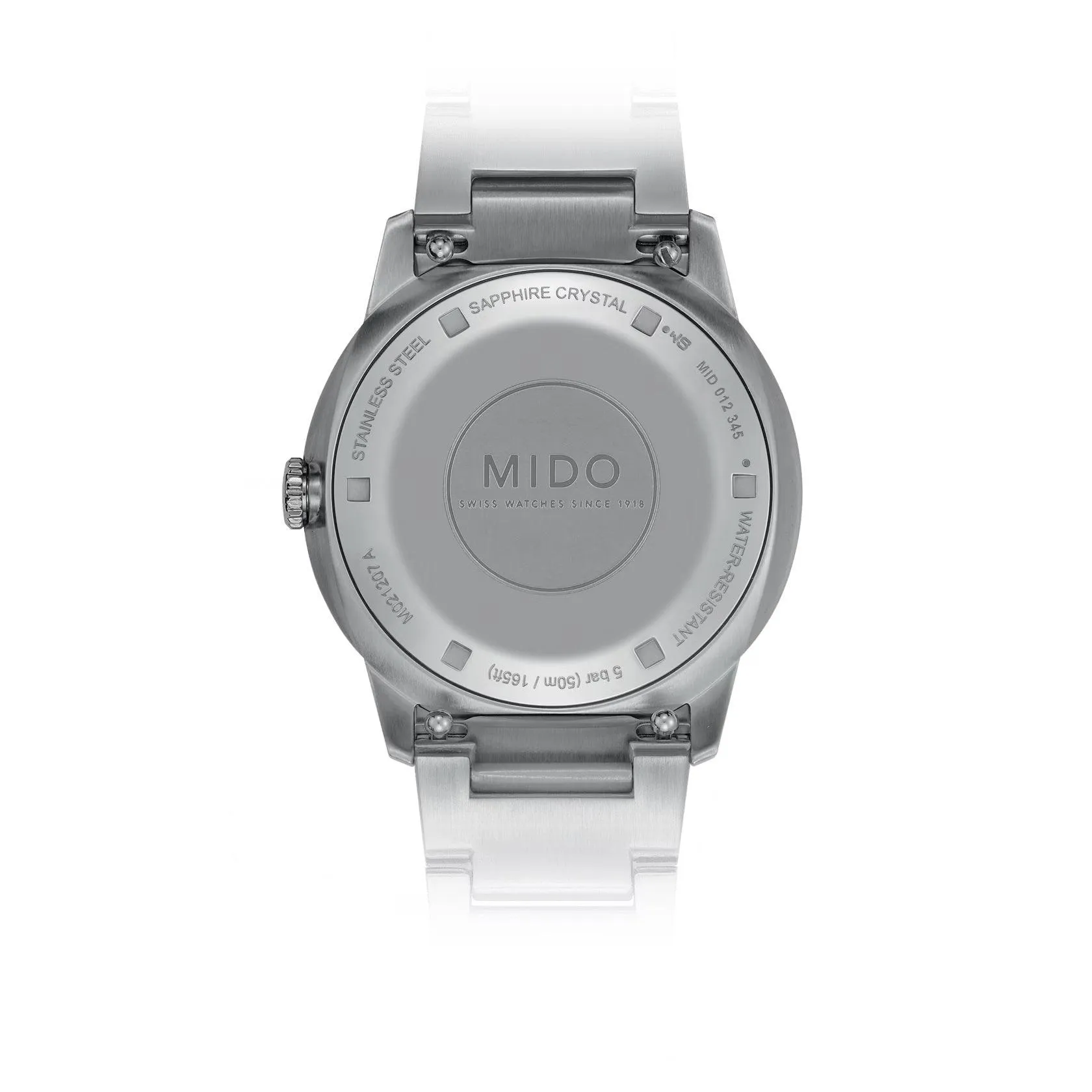Mido Clock Commander Lady 35mm Madreperper Diamonds Automatic Steel M021.207.11.106.00