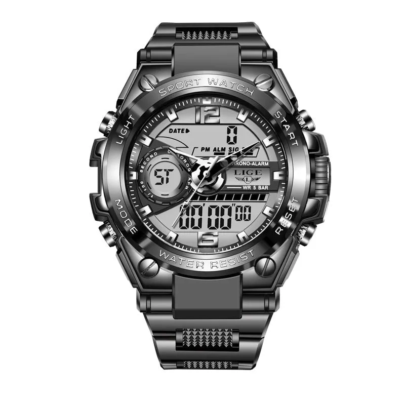 Military Digital Sport Watch - 50m Waterproof