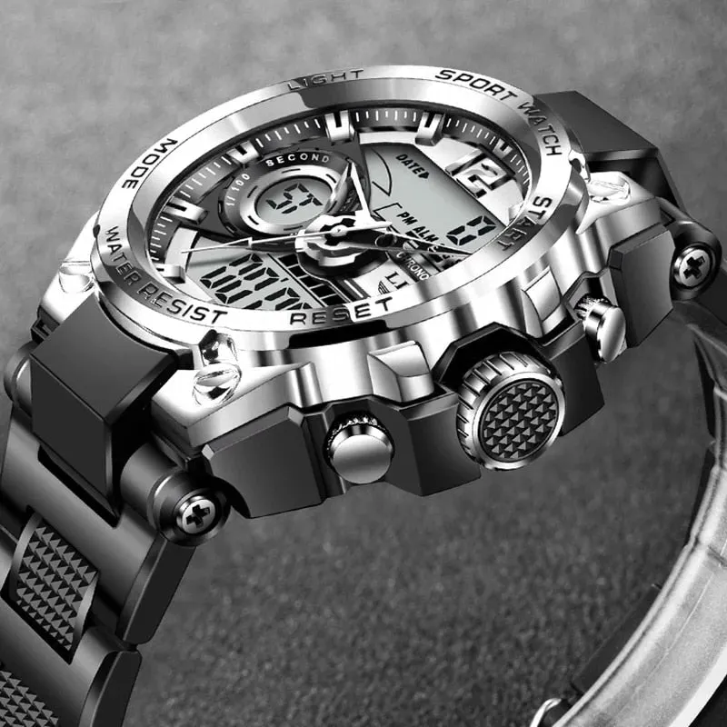 Military Digital Sport Watch - 50m Waterproof