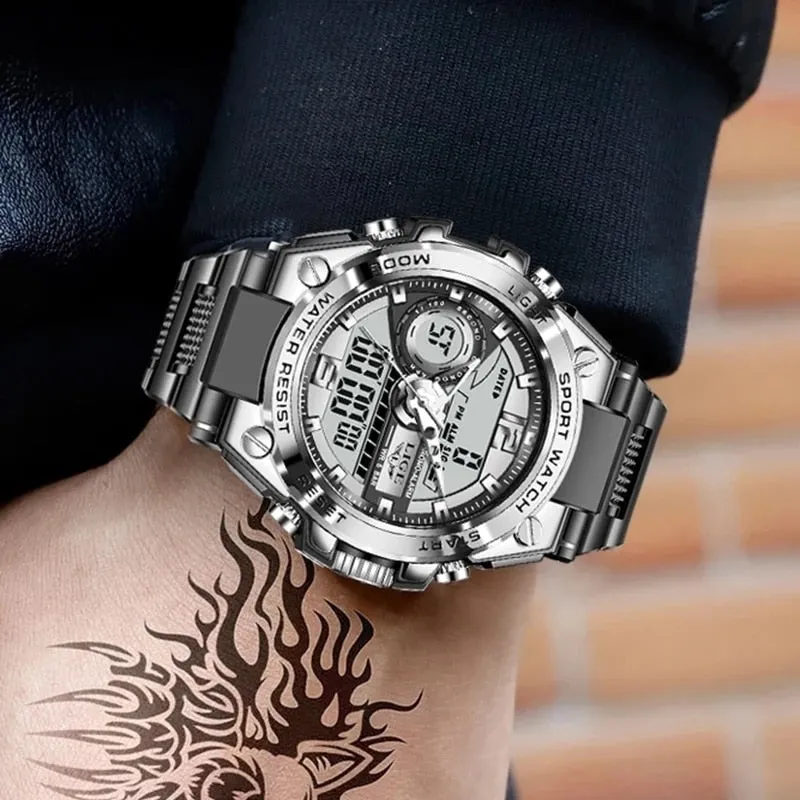 Military Digital Sport Watch - 50m Waterproof
