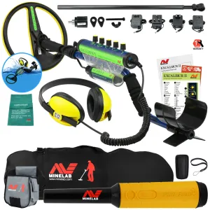 Minelab Excalibur II 1000 Waterproof Detector w/ Pro Find 35, Carry Bag, Pouch