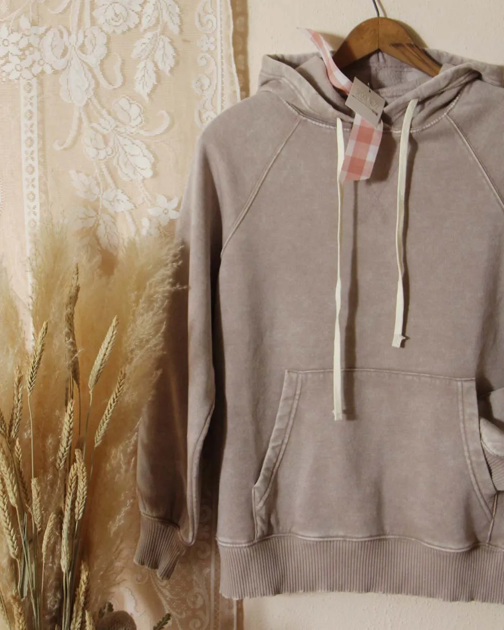 Mineral Dye Sweatshirt in Taupe