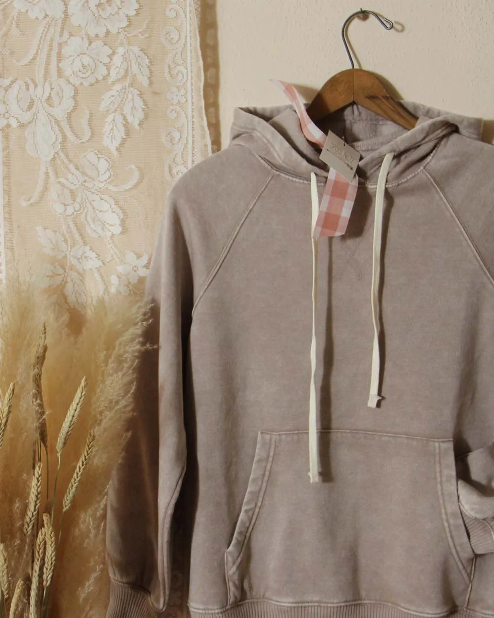Mineral Dye Sweatshirt in Taupe