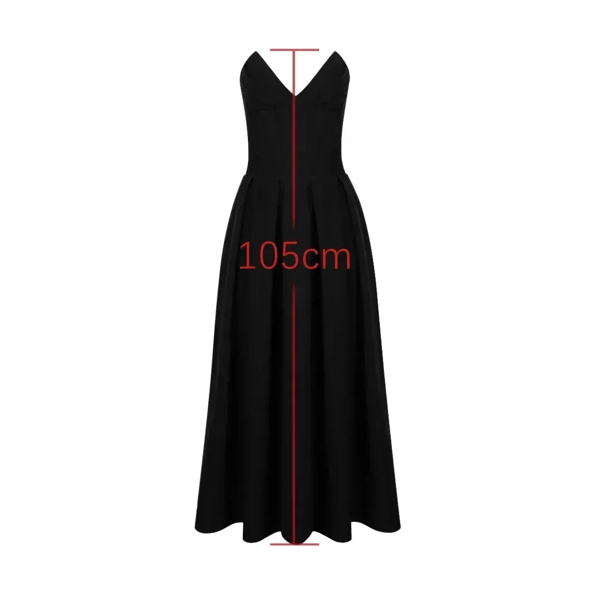 Mingmingxi Summer Strapless Bodycon Dress