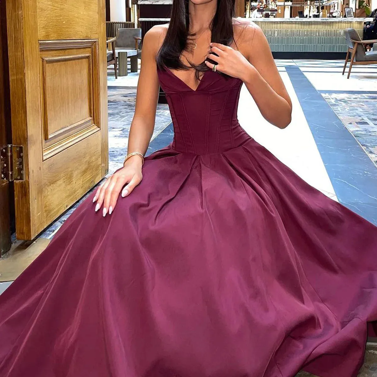 Mingmingxi Summer Strapless Bodycon Dress