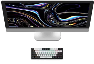 Mini Backlit RGB Gaming Mechanical Keyboard 60% Custom Keycap Hotswap