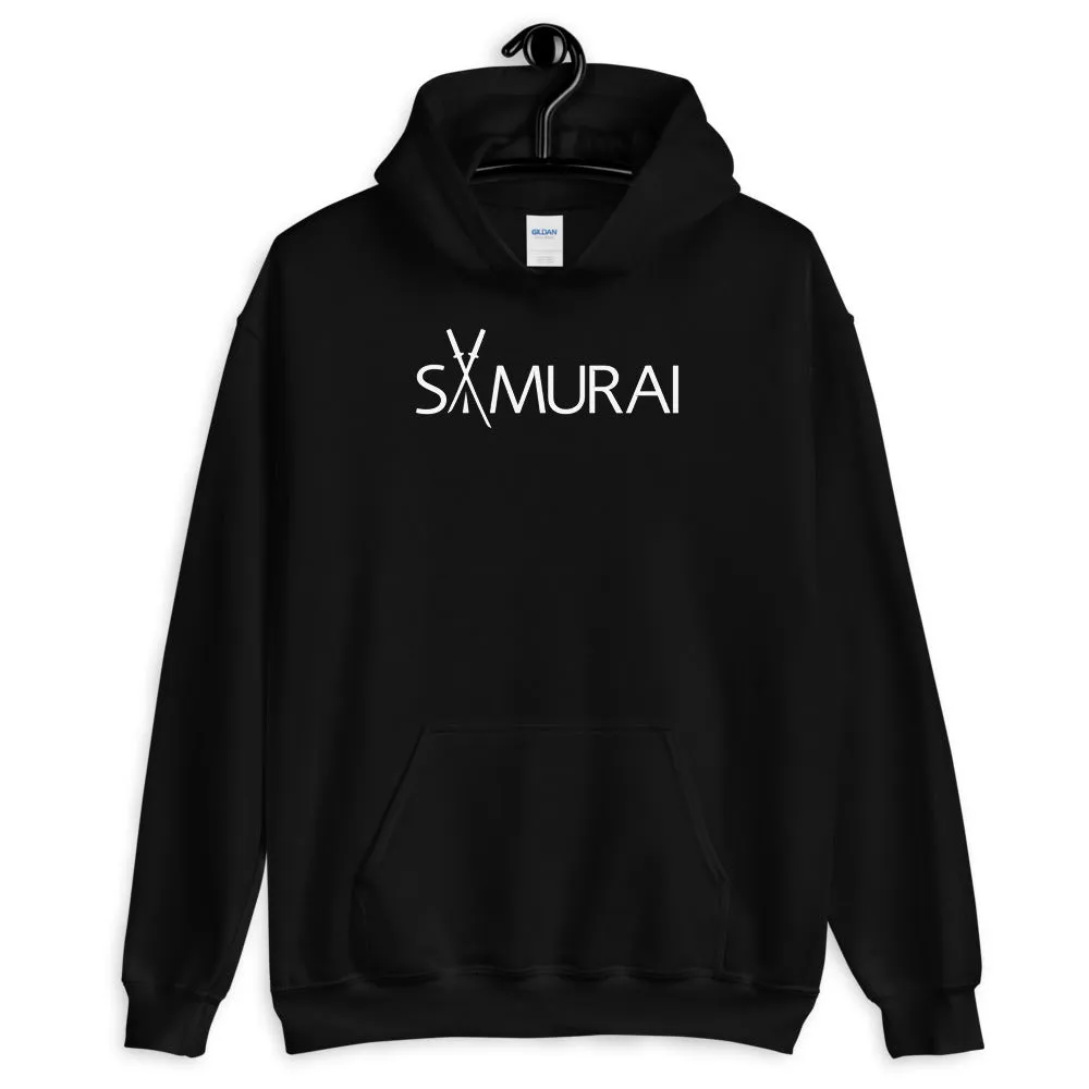 Minimal Samurai Hoodie Black, Navy and Red,  Samurai Hoodie For Men
