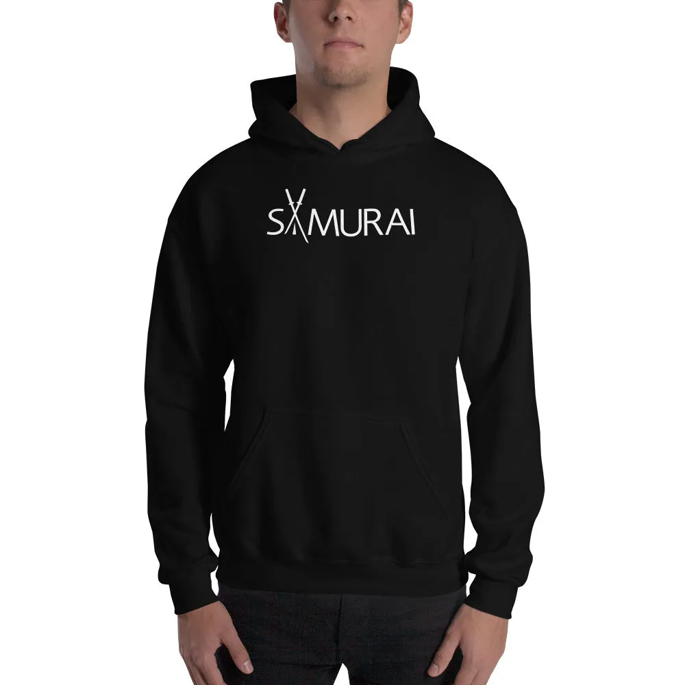 Minimal Samurai Hoodie Black, Navy and Red,  Samurai Hoodie For Men