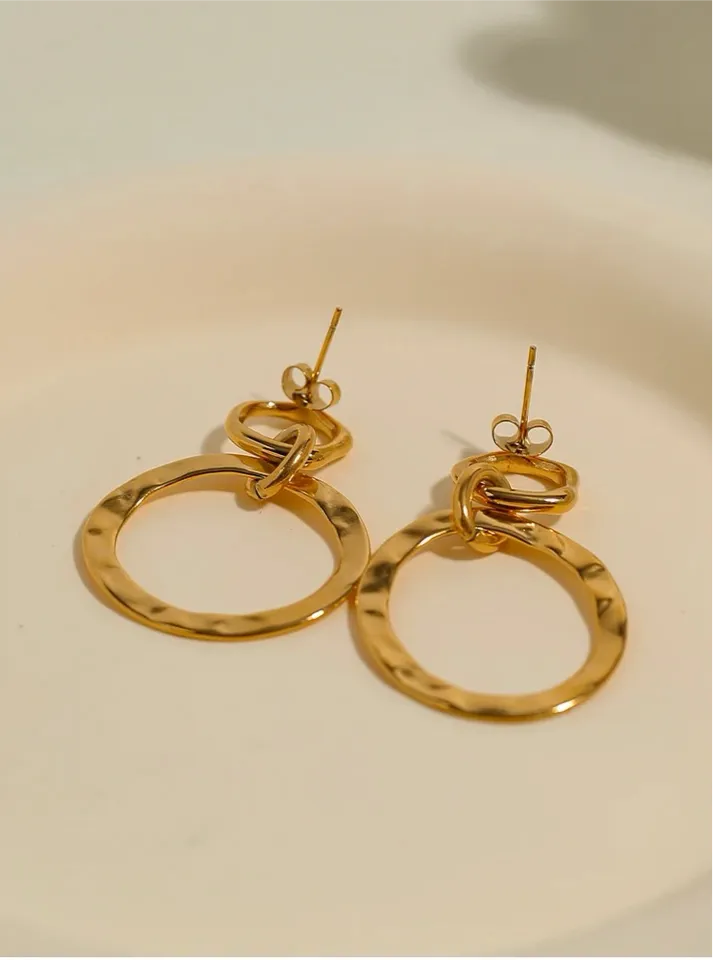 Minimalist Aura Statement Earrings