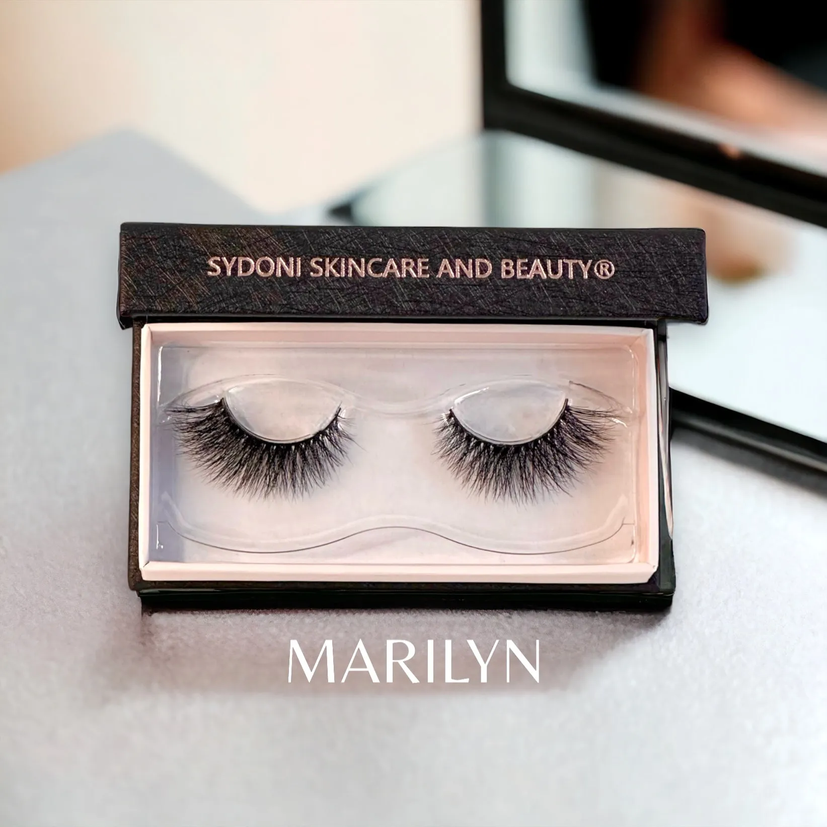 MINK LASHES with FELT TIP LASH GLUE AND EYELINER IN ONE