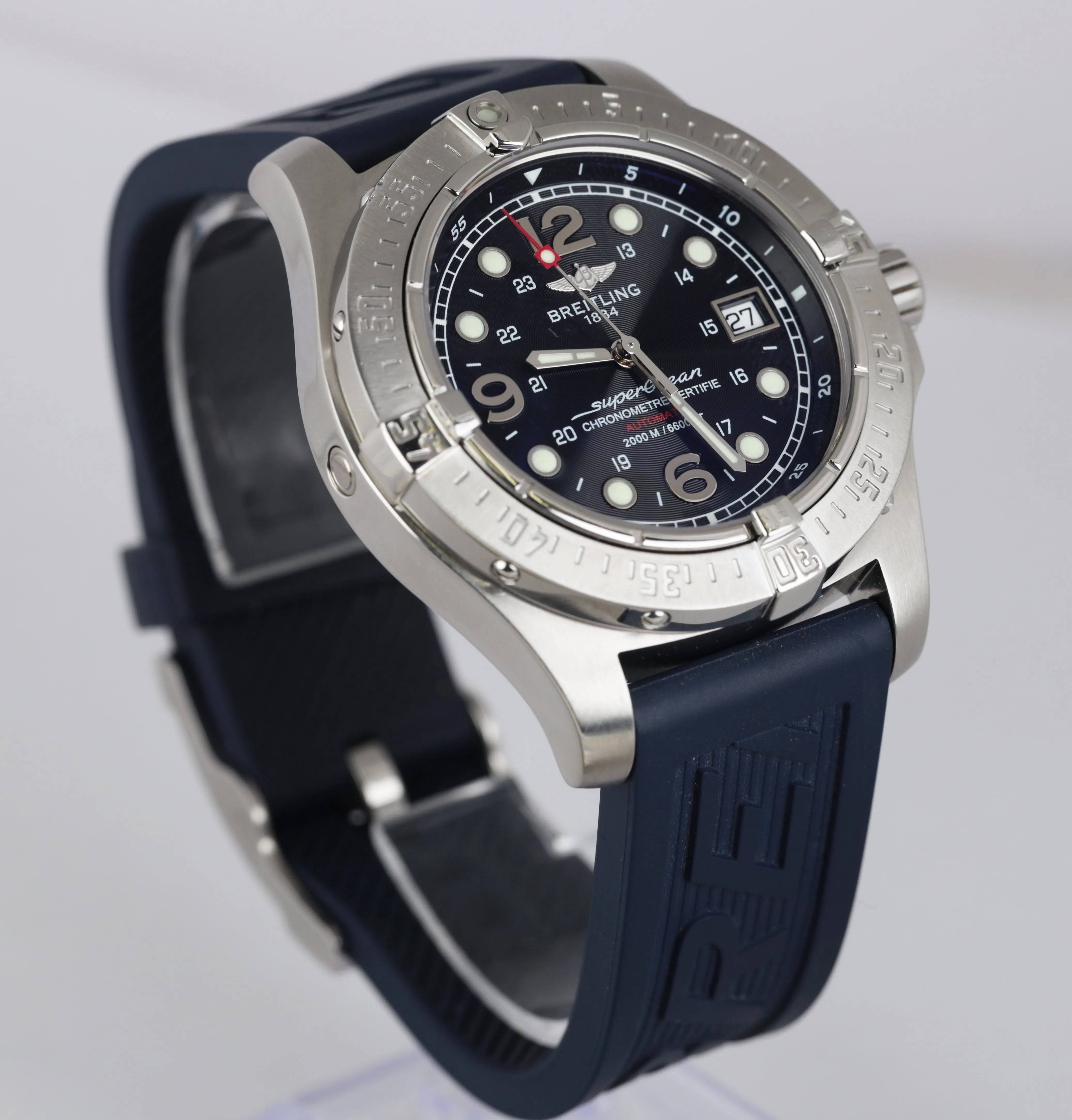 MINT Breitling SuperOcean Steelfish A17390 44mm Black Stainless Steel Automatic