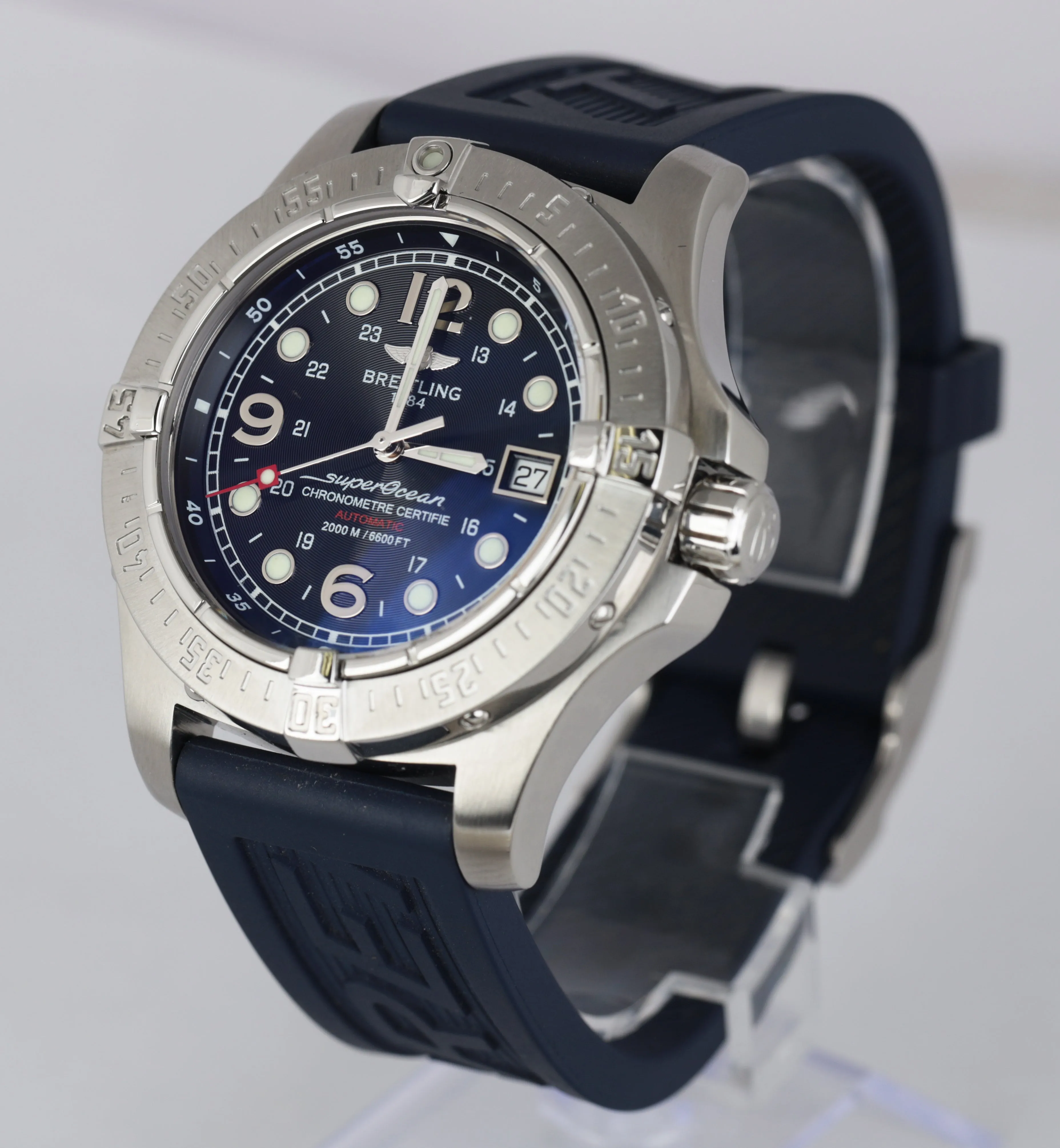 MINT Breitling SuperOcean Steelfish A17390 44mm Black Stainless Steel Automatic