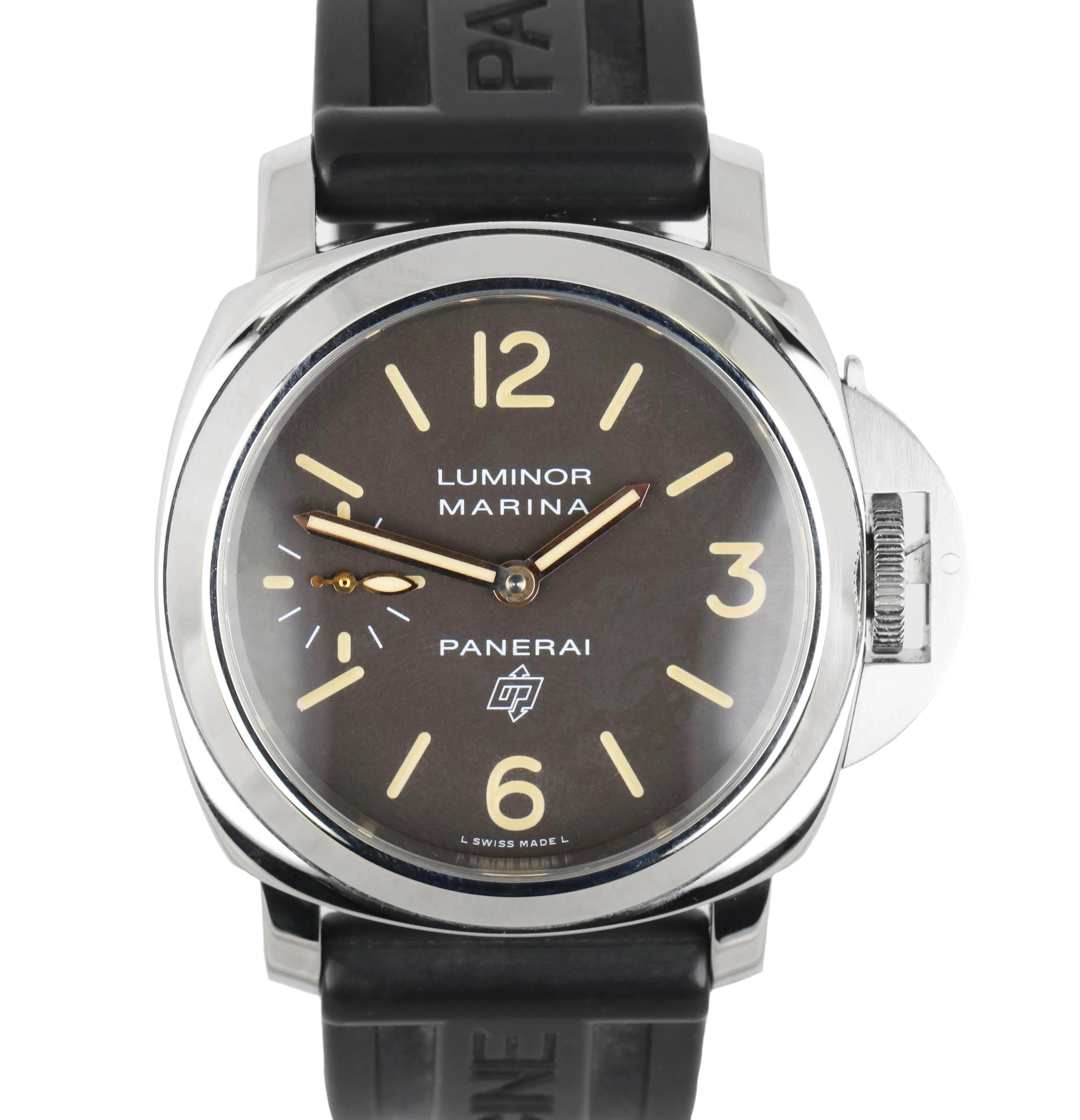 MINT Panerai PAM 632 Luminor Marina Base Logo Tobacco 44MM Stainless PAM00632